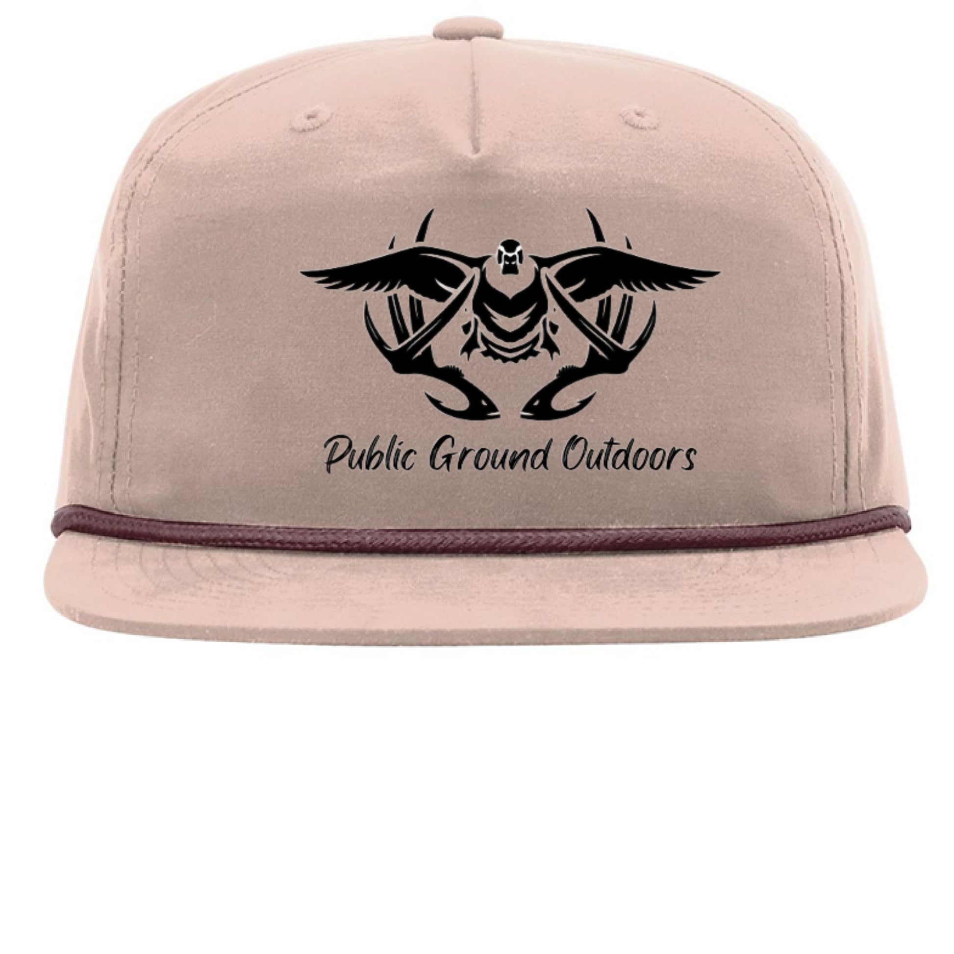 Pale Peach/ Maroon - FRONT