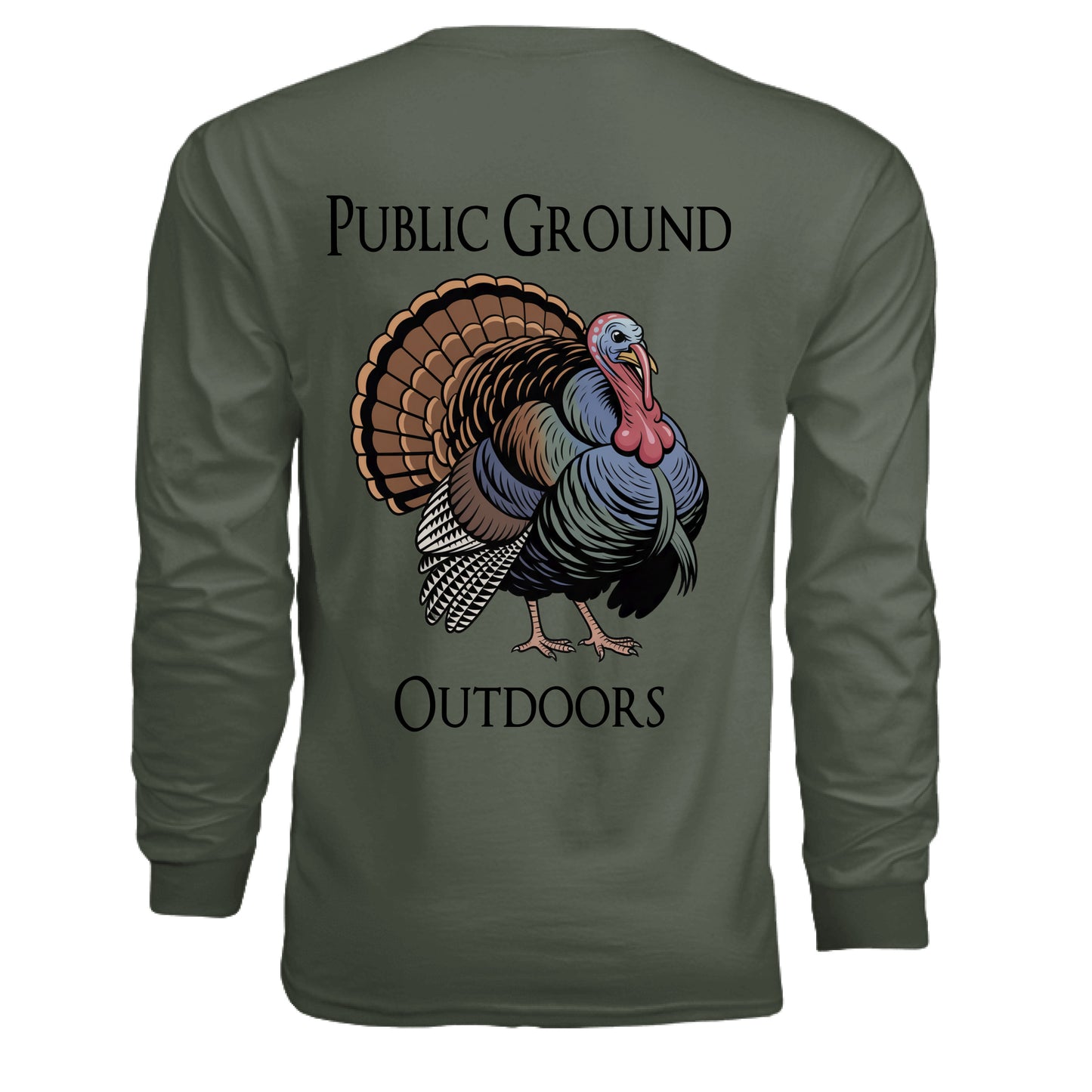 MILITARY GREEN - BACK