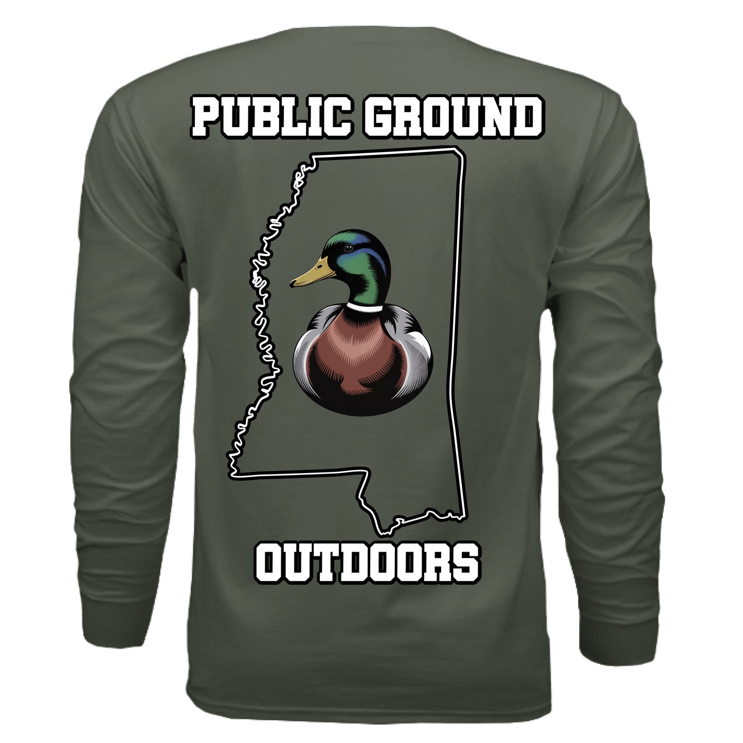 Military Green - BACK