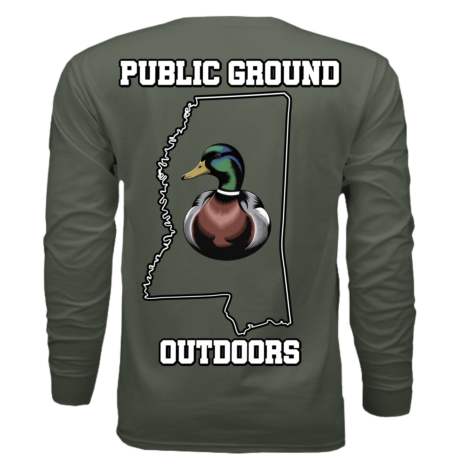 Military Green - BACK