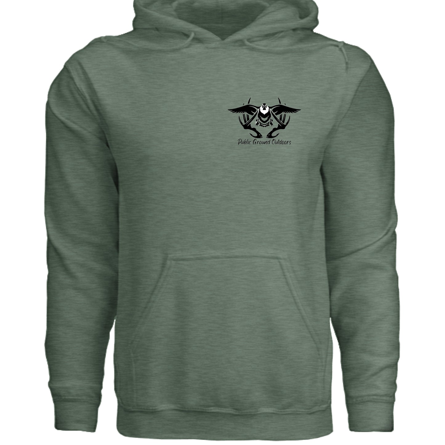 Military Green Heather  - FRONT